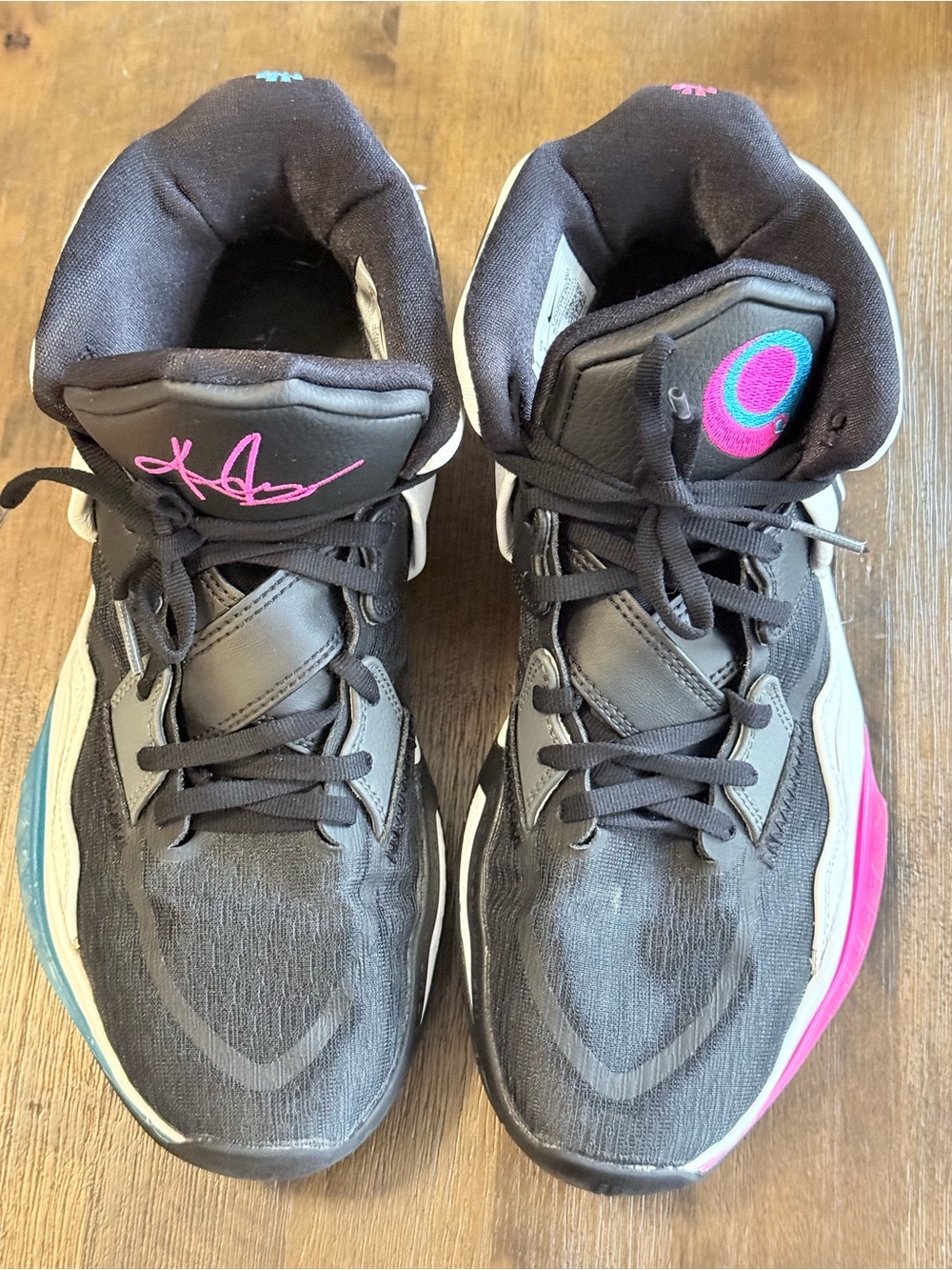 Nike Kyrie Infinity sneakers, likely in the South Beach